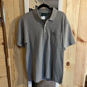 Outer Banks Classic Polo Shirt 100% Cotton Grey NWT